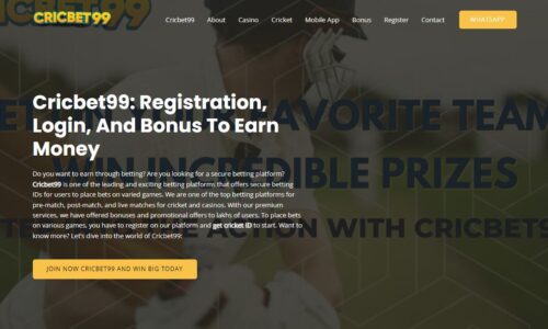 Welcome to Cricbet99: Unveiling Winning Strategies with Cricket 99