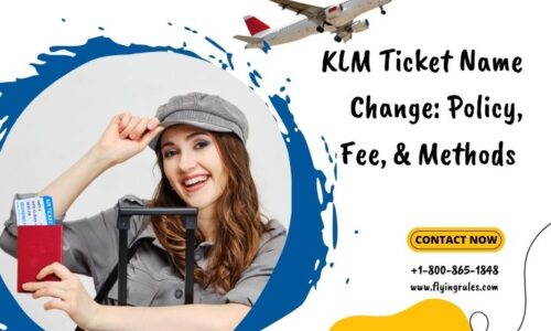 KLM Ticket Name Change: Policy, Fee, & Methods