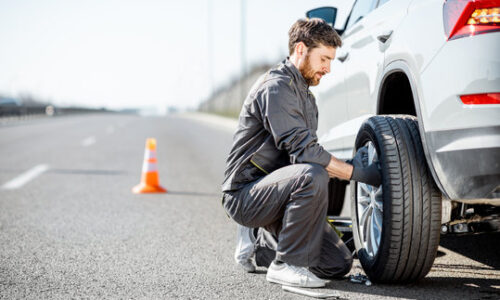 Flat Tyre Puncture Repair